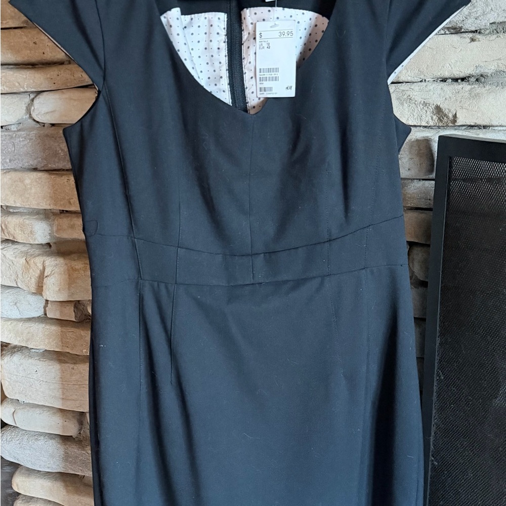 H&M Black Backless Dress